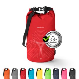 #DoYourOutdoor Where Tomorrow Dry Bag 2L Grey - Waterproof Backpack - Waterproof Bag & Pack Sack - Dry Bag Ideal for Boat, Kayak, Fishing and Camping, red, sonar