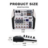 BOMGE Professional 6 Channel Bluetooth DJ Audio Mixer Controller with