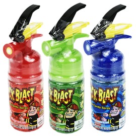 Set of 3 - 2.05oz Assorted Quick Sour Blast Candies! Perfect for Movie Night, Feild Trips, Road Trips and More!