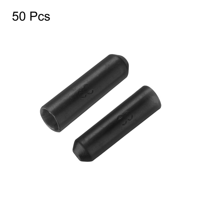 sourcing map 50Pcs Heat Shrink End Cap 8mm ID x