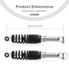 Minho Motorcycle Dual Rear Shock Absorbers with Adjustable Spring Preload