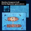 Dungeon Craft Battlemaps Board Game, Battle Mat for Dungeons and