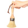 Chalk and Wax Paint Brush, Large 2-in-1 Round Natural Bristles