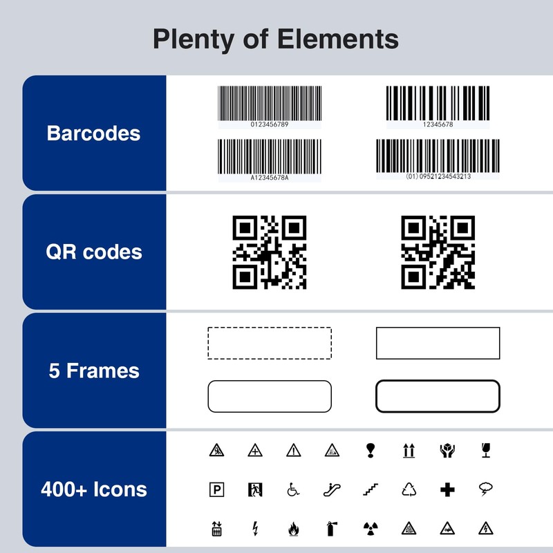 SUPVAN G15M Mini Portable Label Maker Machine with Heat Shrink