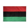 3 Foot by 5 Foot Pan African RBG Red Black Green Flag Double sided polyester