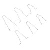 Alipis 6Pcs Headlight Bulb Retainer Clips Durable Headlamp Spring Clip