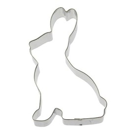 (1Pcs) Peter Cottontail Rabbit Chocolate Bunny Cookie Cutter 5'' Metal Easter Basket Tr