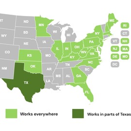SunPass Transponder, Prepaid Toll Program for Florida, Georgia and North Carolina (Sticker)
