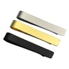 Set of 3 Men's Thin Tie Clips, Business Wedding Tie