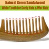 The Moreinday Wooden Comb Wood Comb Wide Tooth Comb for