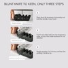 Knife Sharpener Diamond Black Ergonomic Multifunctional Adjustable 3 Stages Kitchen