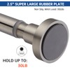 EBOATOP Shower Curtain Rod Tension- Never Rust No Drill Non-Slip