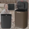 PAWZIDEA Wall Mount Dog Poop Trash Can Outside, 2.1 Gallon