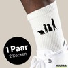 Huuraa Unisex Socks Meerkat Silhouette Gift Size 37/46 Meerkat Gift