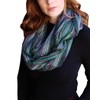 Anika Dali Women's Shimmer Sparkle Infinity Scarf- Festival Boho Bliss