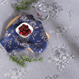 CRE8TIVE Silver Grey Peel and Stick Textured Wallpaper - Floral Grey Contact Paper for Countertops - Waterproof - 12"x80" Self Adhesive Silk Embossed Flower Wallpaper for Bedroom and Living Room Walls