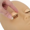 Eyelash Mannequin Head High Simulation Elastic Washable Soft Silicone Makeup