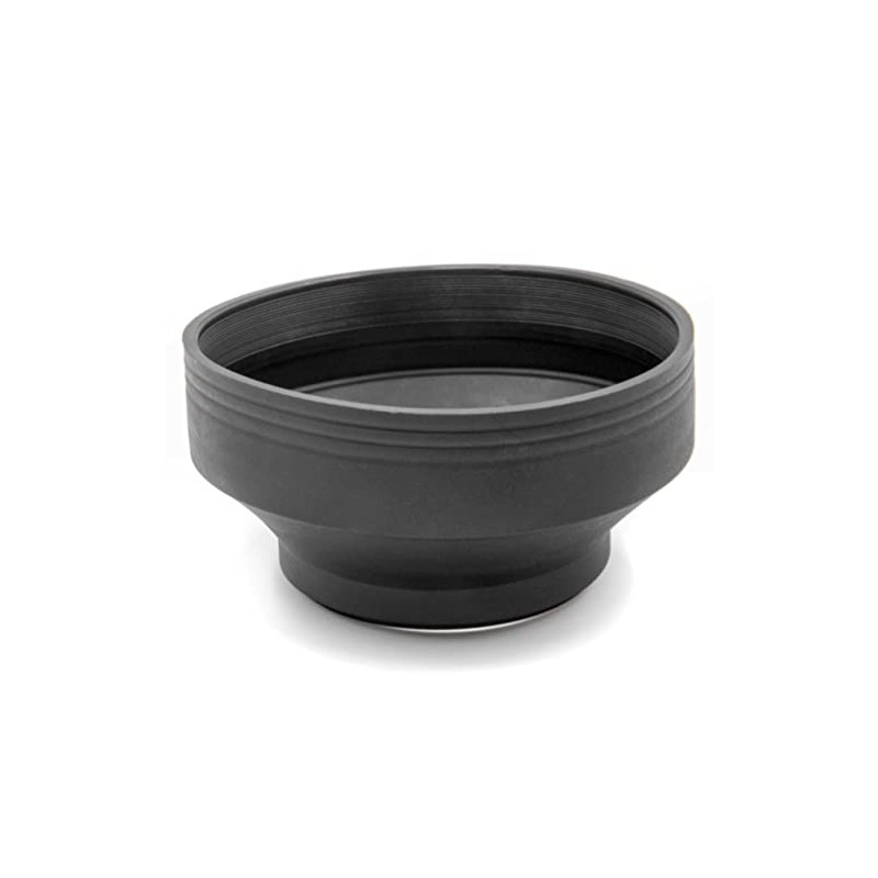 vhbw Lens Hood compatible with Olympus 75-300 mm 4.8-6.7 ED