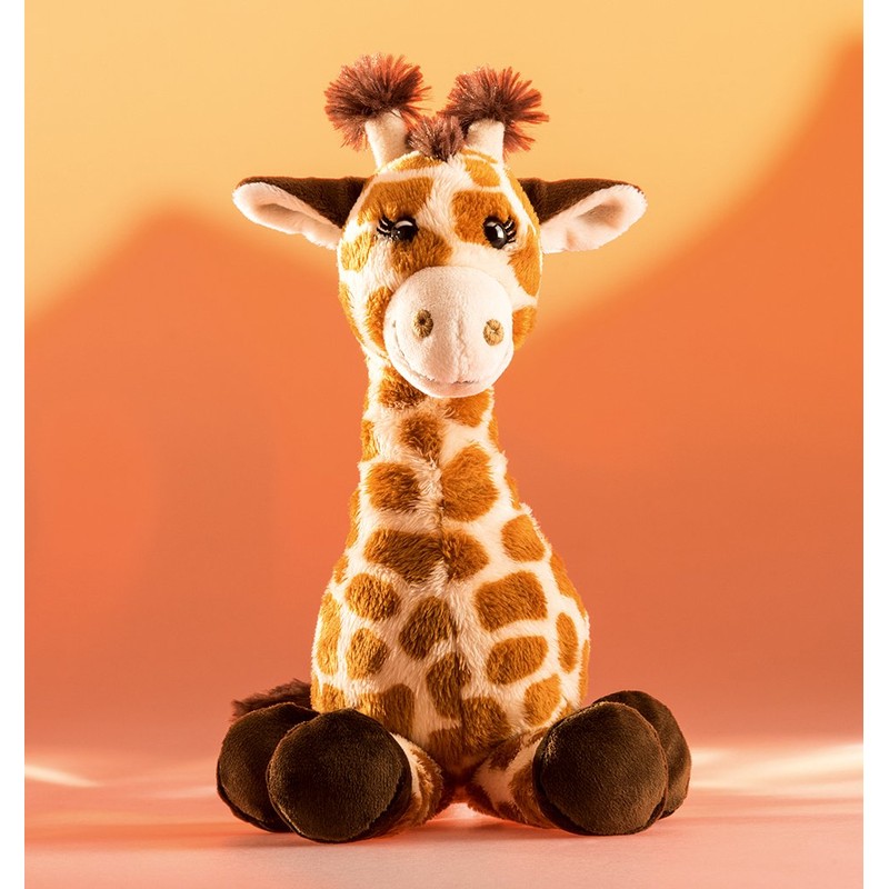 Schaffer 5561 Plüsch-Giraffe Bahati, Braun, S - 23 cm