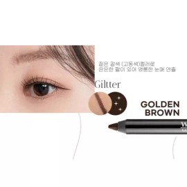 Woodbury 우드버리 스테이 픽싱 펄 아이라이너 펜슬 룩스브라운 Woodbury Stay Fixing Pearl Eyeliner Pencil Lux Brown