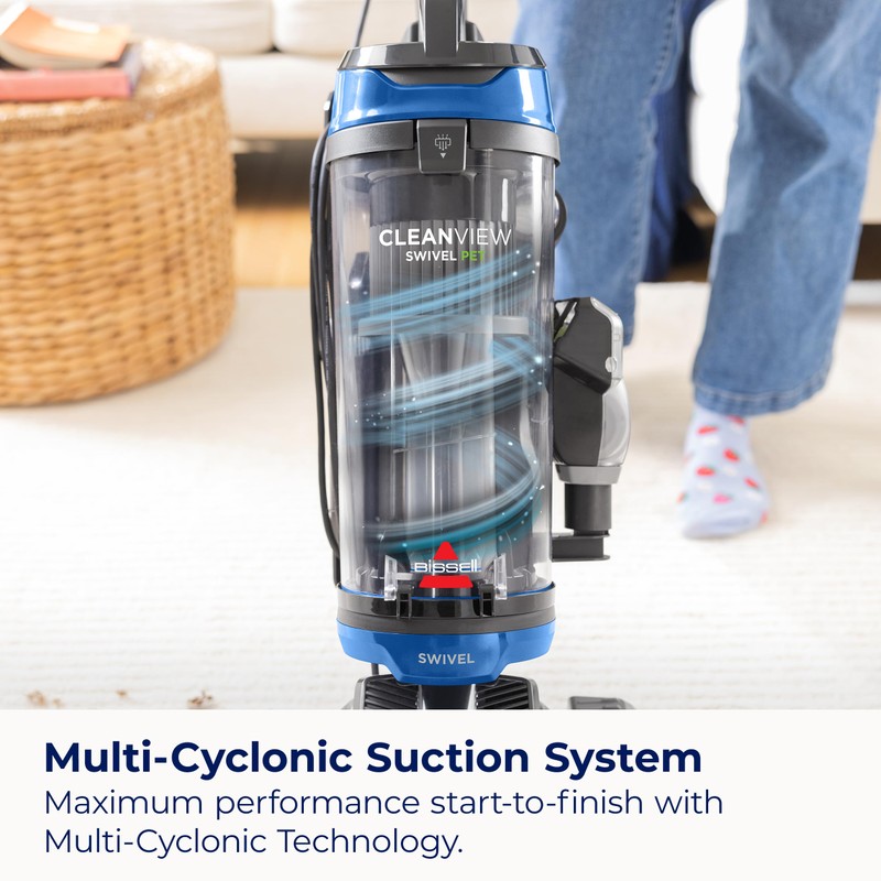 Bissell CleanView Swivel Vacuum with Triple Action Brush Roll, Swivel