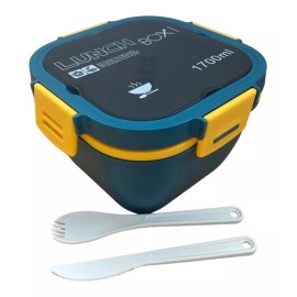 Monzó Contenedor Alimentos Fiambrera, Box Lunch, Lonchera 1700ml