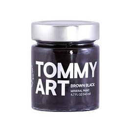 Tommy Art Chalk-Based Mineral Paint 140ml-Brown Black