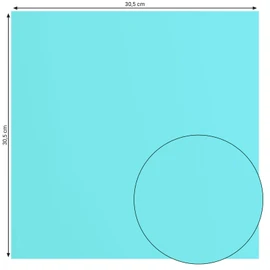 Florence Cardstock Smooth - Coloured Card Making Supplies 12 x 12 inch - Blue - 20 Sheets - Coloured Paper for Scrapbooking, Card Making, Die Cutting and Paper Crafts - 216 GSM - Sky