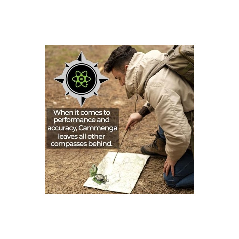 Cammenga Brújula Lensática de Tritio Oficial del Ejército de EE.