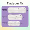 Because Overnight Incontinence Pads for Women – Moderate-to-Heavy Absorbency for