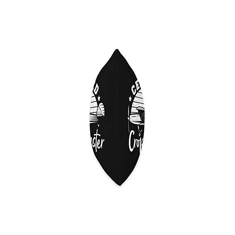 Crop Dusting: Certified Crop Duster - Farmer Throw Pillow