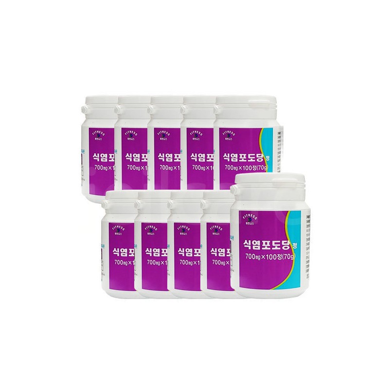 Fitness salt glucose tablets 100 tablets 10/salt tablets/cheonhyedang / 휘트니스