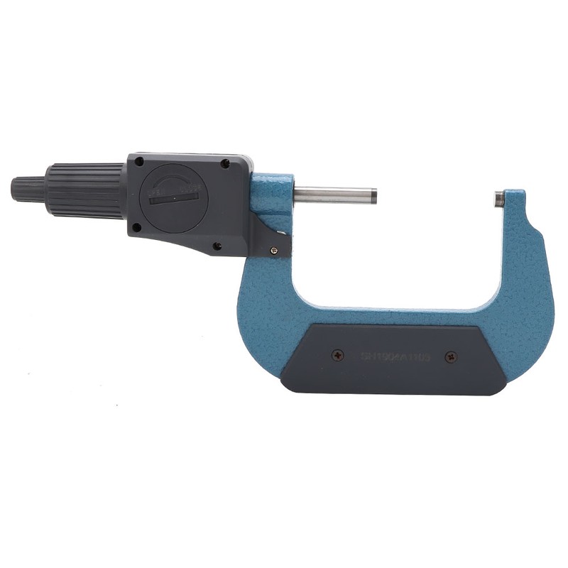 Chrome Plated Alloy Digital Display Low Error Micrometer 0.001mm Resolution