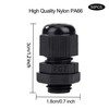 Cable Gland Set Plastic Cable Glands Adjustable PG7 Waterproof Closure