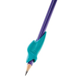 Maped - 2 x Ergonomic Three-Edge Pencils with Eraser - HB Medium + Learning to Write Aid Kids Learning