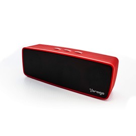 Vorago BSP-100-V2-RD Bocina Bluetooth 5W, Entradas 3.5 mm, MicroSD, USB, con Micrófono para Llamadas, Roja