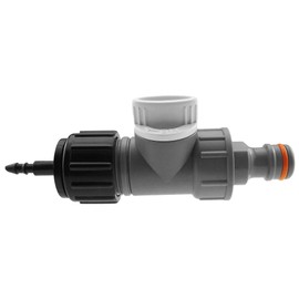 Cost Wise outdoor garden automatic irrigation watering micro 4/6mm dripper pipe link to universal click garden hose connector with flow control valve