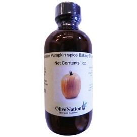 OliveNation Pumpkin Spice Baking Emulsion, Water Soluble Flavoring, Kosher, Gluten Free, Vegan - 8 ounces