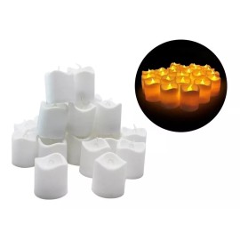 MSD 24 Velas Luz Led Decoración Fiesta Eventos