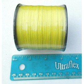 Super Line Braid braided polyethylene 550yd (500m) 40 pound YELLOW SUPER LINE BRAID Braided Fishing Line Saltwater