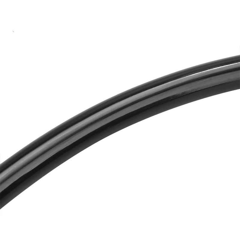 Haofy Garden Irrigation Hose, PVC Plastic, 4mm x 7mm, Black,