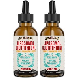 Liposomal Glutathione Liquid 2000MG – Antioxidant Detox Supplement for Women & Men, Aging Defense, Liver Function & Energy, with Hyaluronic Acid + Aloe Vera + Vitamin C, Natural & Vegan, 4 FL.OZ