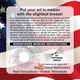 Next Innovations Kaleidoscope Hummingbird Green Wind Spinner