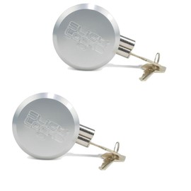 SLICK LOCK (qty2) AL-PL-2 - Hockey Puck Lock - Aluminum Security Lock - KEYED Alike