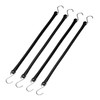 The Perfect Bungee® 24" Heavy-Duty Polyurethane Bungee Strap, 4-Pack, Black