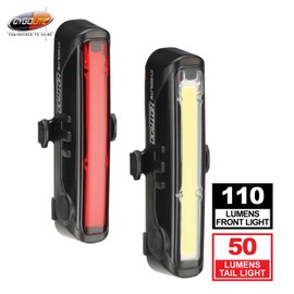 Cygolite Hotrod 110 Lumen Front Light & Hotrod 50 Tail Light USB Rechargeable Bike Light Combo Set