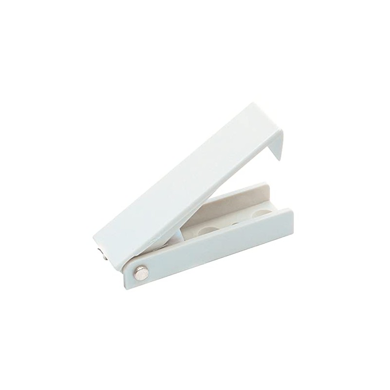 RV Designer E212, Squared Baggage Door Catch, White, 2 Per