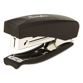 Swingline 09901 Soft Grip Half Strip Hand Stapler 20-Sheet Capacity Black