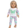 JustAskJoyce Collection/Nightwear Nightwear, Pant Style, Butterfly's for American Girl Dolls