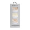 Bubba Blue Nordic Face Washer, Vanilla/Latte (Pack of 3)